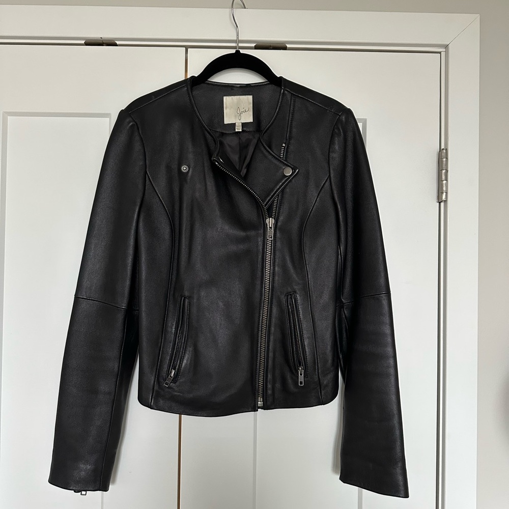 Joie Leather Moto Jacket